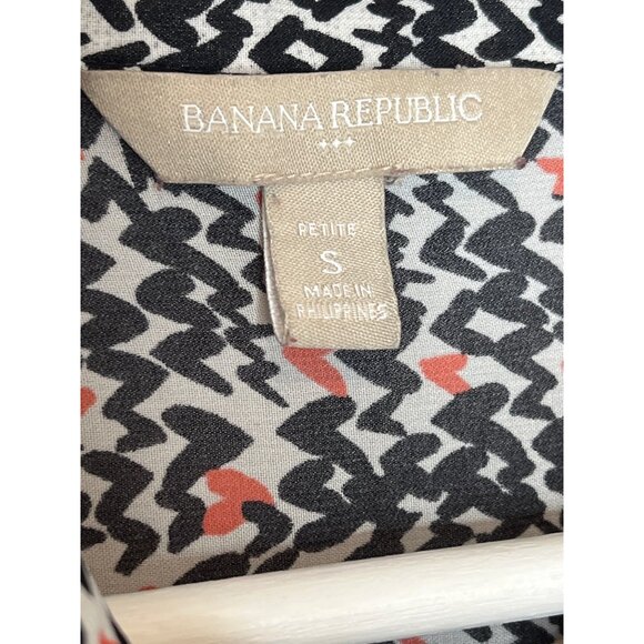 Banana Republic Top Womens Petites SP Small Shirt Button Down Work Casual Blouse - Picture 9 of 12